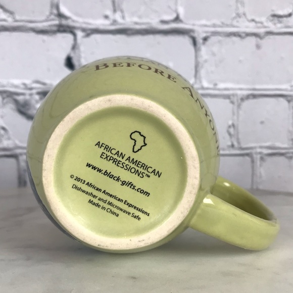 African American Expressions Women’s Christianity Olive Ceramic Coffee Mug & Cup - Picture 2 of 7